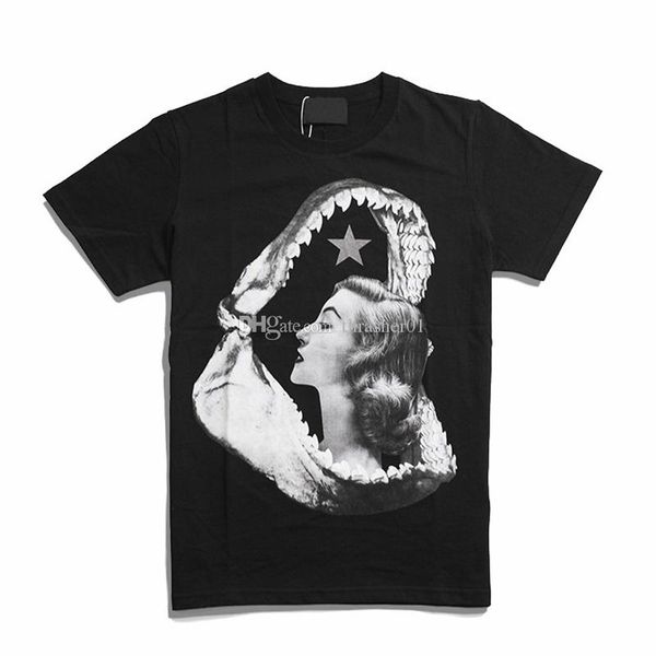 

роскошные мужские дизайнер футболка мужчины женщины высокое качество короткие рукава тис пары лето вокруг шеи хлопок майка, White;black