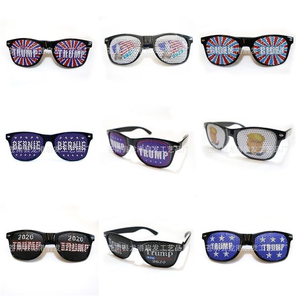

fashion trump sunglasses explosive sunglasses bright bla fashion trend sunglasses men and women exaggerated marine glasses #902, White;black