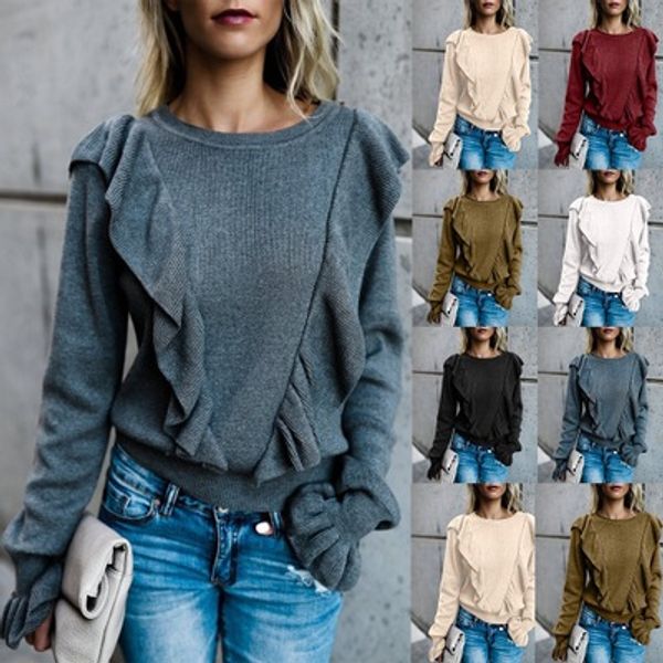 

женская мода роскошные белл рукава рубашки новое прибытие женские повседневные футболки сплошной цвет футболки с длинным рукавом топы улична, White