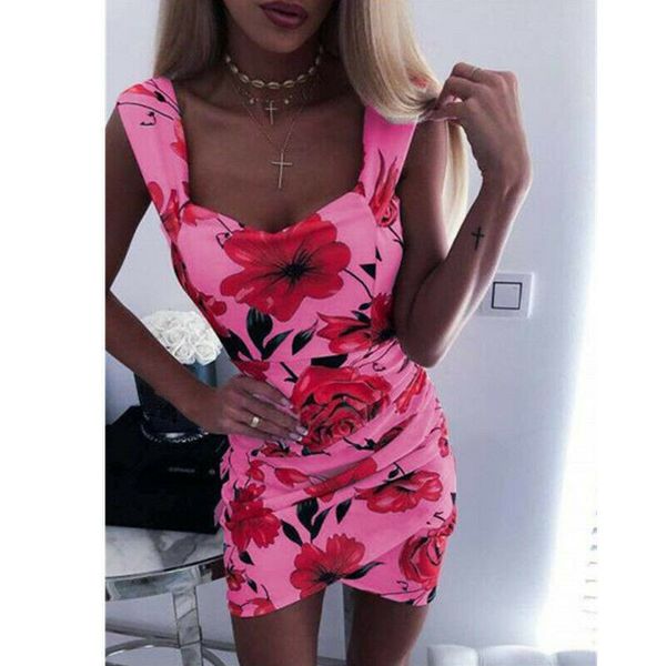 

2019 new off shoulder ruffle flower floral summer dress women white strap beach boho party dresses vestido furits sundress, Black;gray