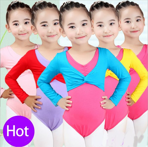 

girls dance wear ballet practice dancewear dress crop kids child dance clothes ballet leotard wrap shrug, Black;red
