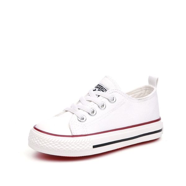 

дети холст обувь мальчиков кроссовки весна осень девушка sneaker белая короткая сплошная мода детская обувь, Black;grey