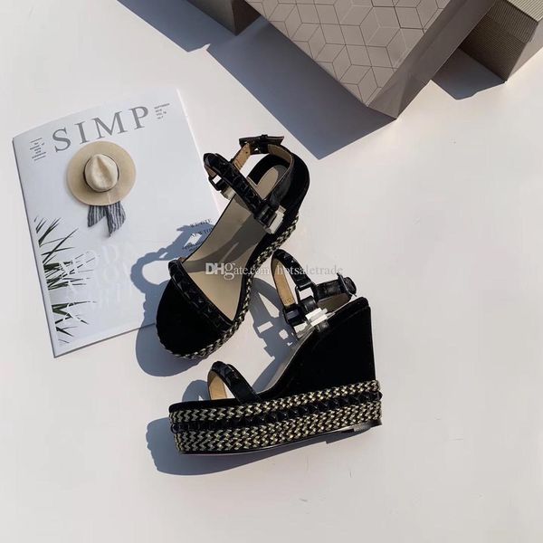 

luxury designer sandals with box ladies luxury designer thick heel sandals black color women dress shoe new luxury designer weeding shoes