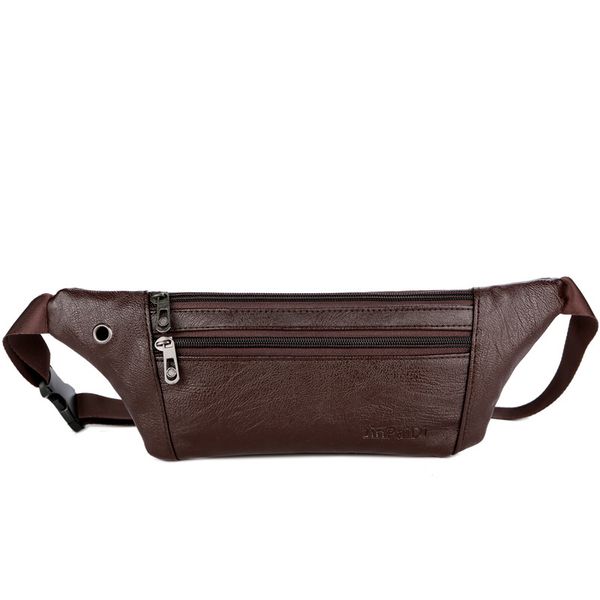 

2019 casual pu leather shoulder bags male casual small vintage crossbody bags men chest bag multifunctional messengers bag