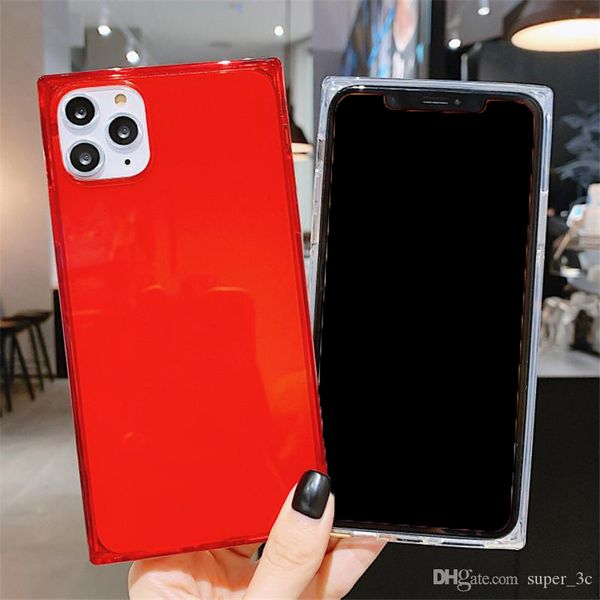 

неон флуоресцентные цвета телефон случае для iphone 11 pro max xr xs 7 8 плюс задняя крышка моды прозрачные мягкие случаи бесплатная доставк