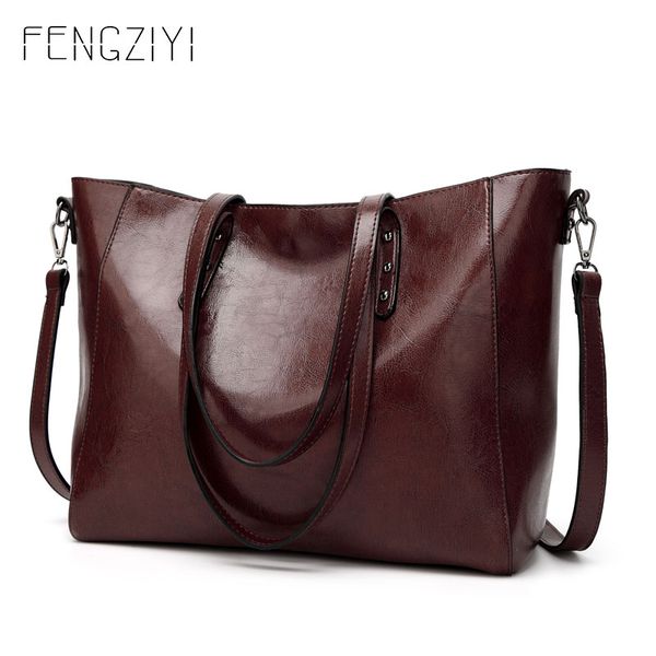 

new arrival women's bag vintage luxury handbags soft leather crossbody bags female totes shoulder bag large hand bags women 2020