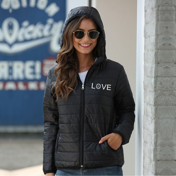 

luckyfriday 2 lil pee popular winter jacket women plus size womens outerwear solid hooded coats female slim cotton, Black