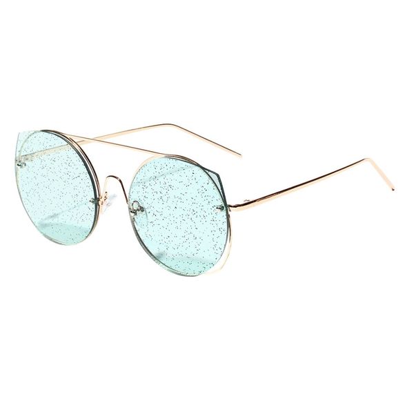 

luxury sunglasses on for women glasses mujer gfas female eyewear retro round eyeglasses feminine oculos flat lens modis okulary, White;black
