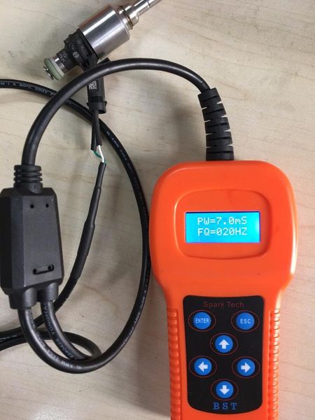

bst406 automotive fuel injector/fuel pump tester, 5 basic testing modes, frequency and width pulse of injector can be adjusted