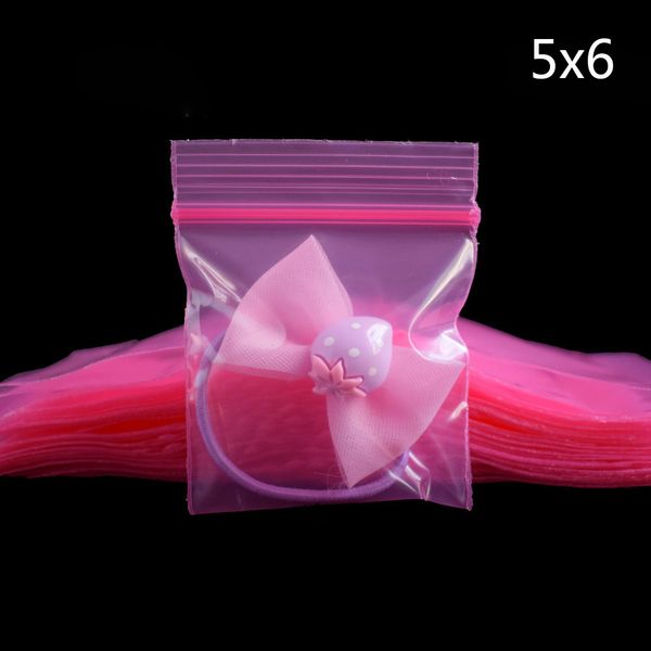 

100 pc pack multiple pattern mini zip lock baggie pla tic packaging bag mall pla tic zipper bag ziplock packing torage bag