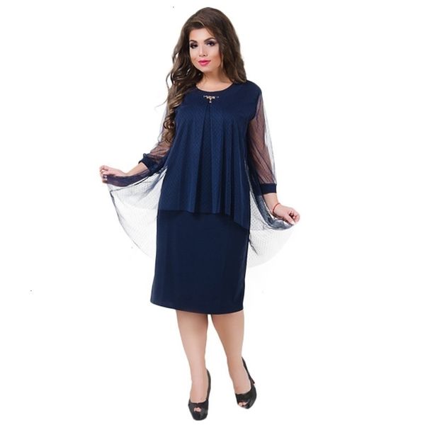 

women clothing designer dresses dress summer plus size mesh elegant office big women dress a line female robe femme designer clothes, Black;gray