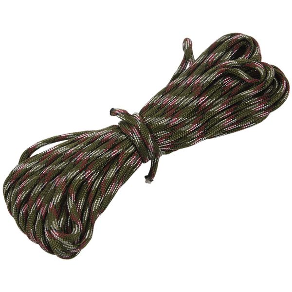

strands of rat tail nylon twisted parachute cord green army 10 meters