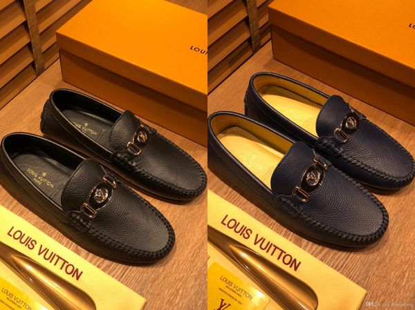 

luxury genuine leather mens casual loafers slip on boat shoes designer for men moccasins brown black man driving fashion sneakers