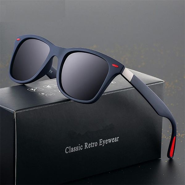 

chun марка дизайн классический поляризованных солнцезащитных очков мужчины женщины вождения квадратная рамка солнцезащитные очки мужской gog, White;black