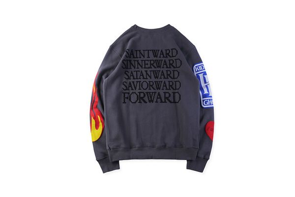 

hoodies teenager clothing mens smile printed o-neck pullovers, Black