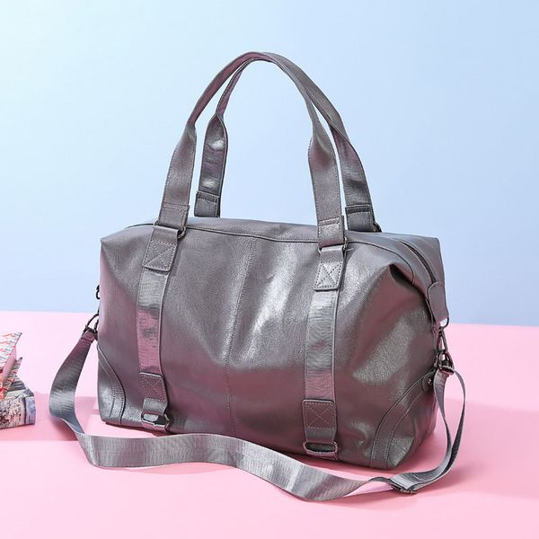 

дорожная сумка женская сумка большой емкости дорожный багаж сумка мужчины плечо кожа тренажерный зал