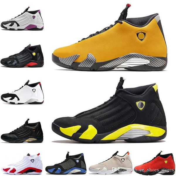 

дешевые 2019 reverse золото thunder 14 14s черный синий белый черный красный mens баскетбол обувь красный замша черный желтый мужчины спорт