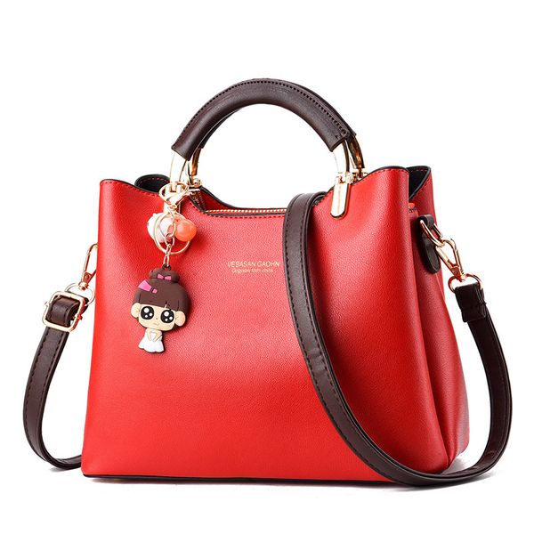 

2019 single shoulder woman package pu skin leisure time woman package handbag