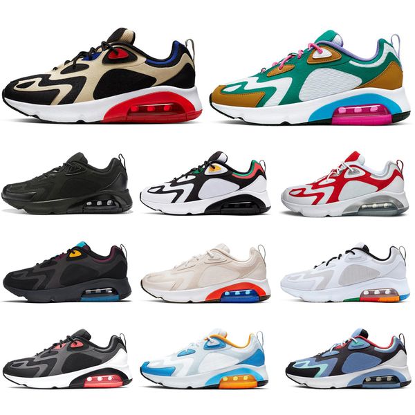 

classic running shoes 200 men women 200s triple black rasta mystic green university red team gold outdoor mens trainers sports sneakers