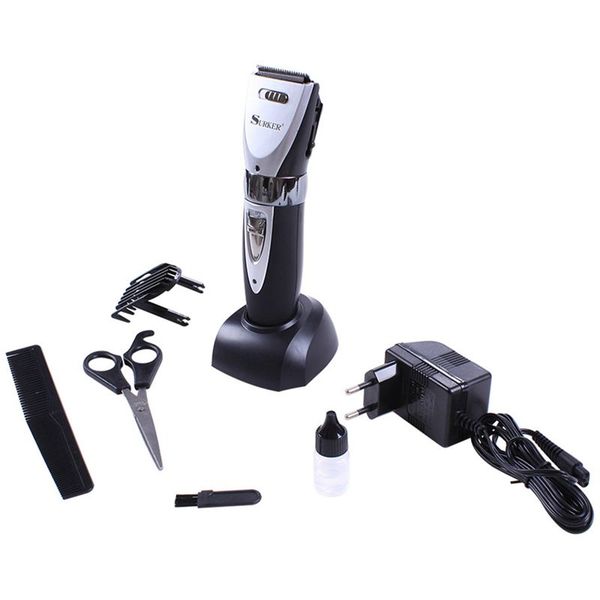 

surker sk-7203 professional hair trimmer 0-9mm adjustable hair clipper mute electric hairdresser styling hairdressing tools eu