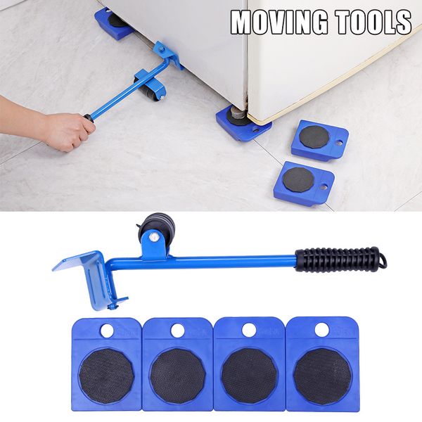 

home portable furniture mover heavy object lifter steel hand tool set bear 200kg 360 degrees rotate clh@8