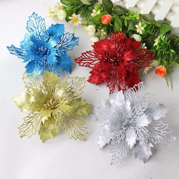 

romantic rosette hanging charm party decoration christmas tree ornament flower adornos para casa