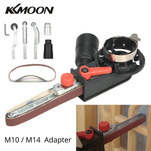 

mini diy sander sanding belt adapter bandfile belt sander for 115mm 4.5" and 125mm 5" electric angle grinder