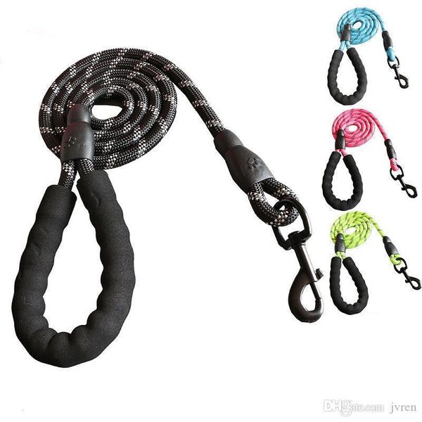 

durable nylon dog harness color 1.5m pet dog leash walking training leash cats dogs leashes strap dog belt rope