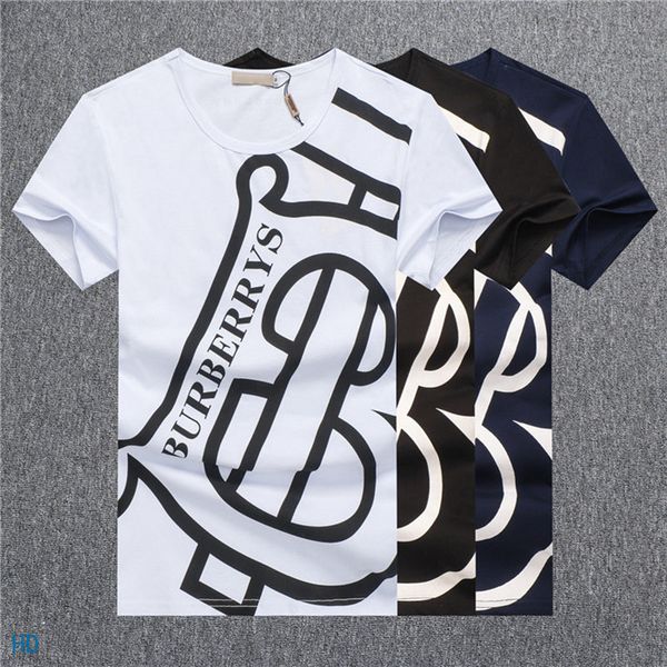 

2020 luxury men's t-shirt casual o-neck slim men's t-shirt fashion summer brand short sleeve men's clothing size:-xxxl, White;black