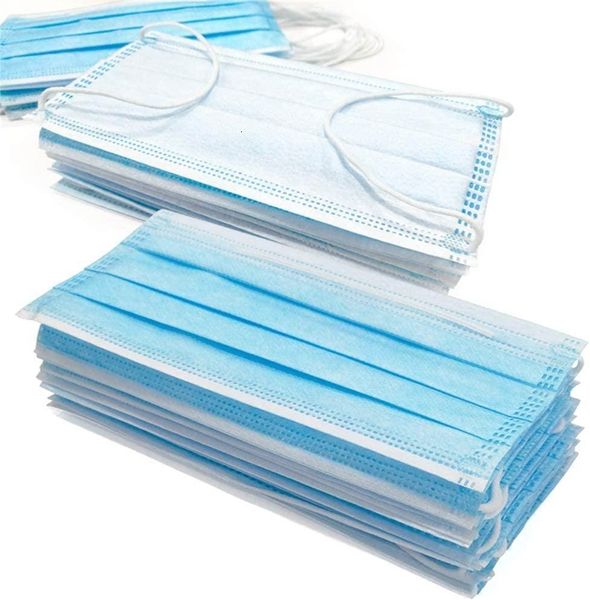 

dhl ship pink blue 50 1pcs lot 3 mask ply face mouthhaze dust proof earloopfog masks zza1919 p02m