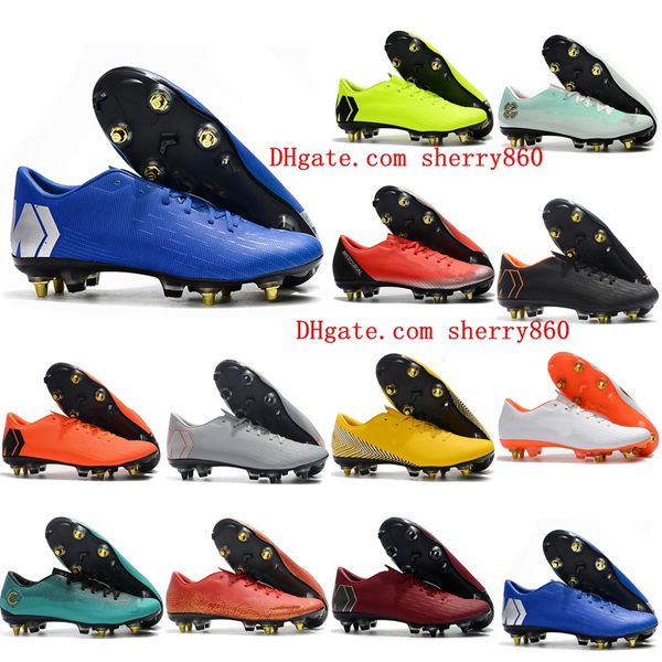 

2018 mens soccer cleats mercurial superfly vi 360 elite sg ac football boots cr7 soccer shoes mercurial xii pro sg scarpe calcio outdoor