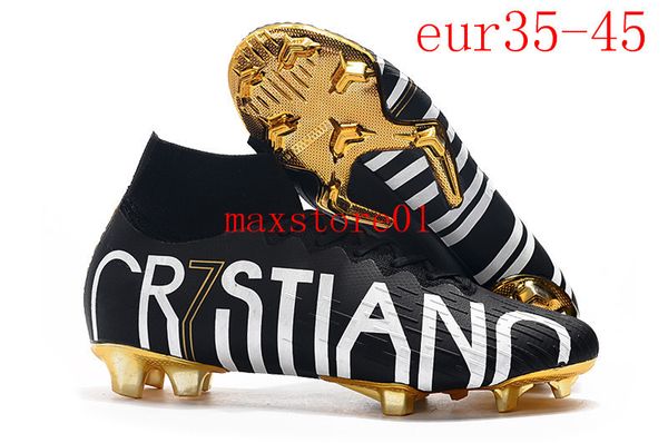 

2019 mercurial superfly vi soccer shoes 360 elite fg kj 6 xii 12 cr7 se ronaldo neymar mens women boys outdor football boots cleats us3-11