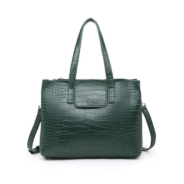 

realer women handbags fashion shoulder bags pu leather for ladies hobos big capacity tote bags crocodile pattern women bag 2020