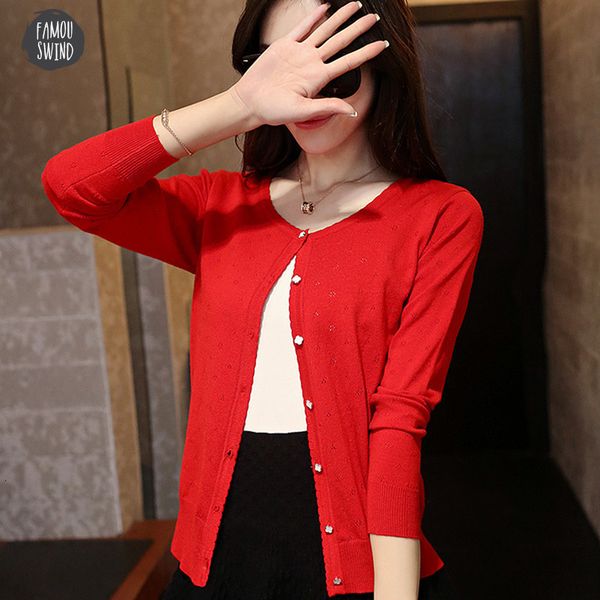 

a or thin sweater section of a autumn long sleeved shirt cardigan pierced the air conditioning in summer, White;black