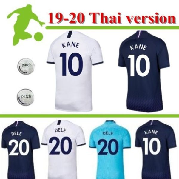 

2019 2020 tottenhames kane lo celso ndombele soccer jerseys +patch 19 20 son dele eriksen spurs camisa football camisetas shirtmaillot, Black;yellow
