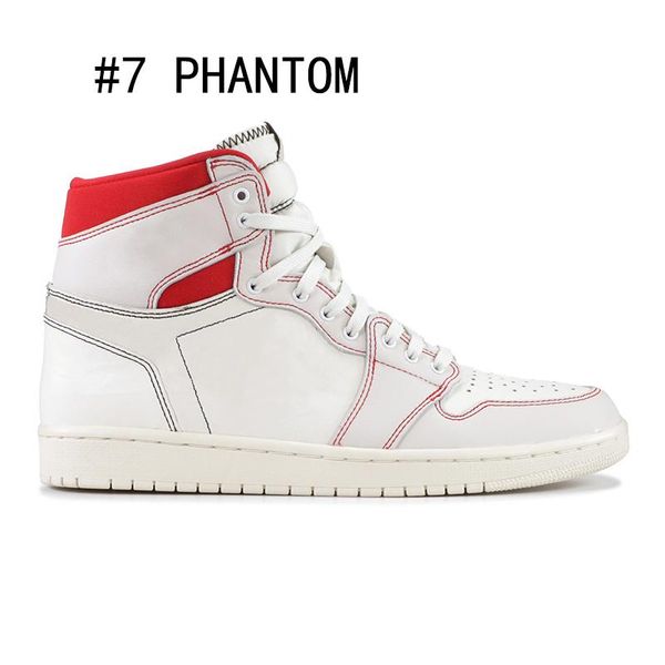 

2019 mens shoes 1s obsidian unc fearless first class flight phantom turbo green 1 backboard sneaker shoes, Black