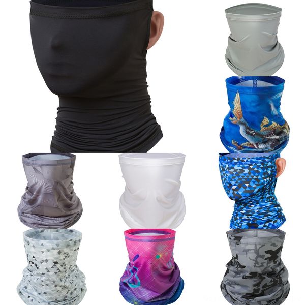 

zw8dj outdoor skull scarf veil new motorcycle bicycle multi headwear hat skeleton half face mask cap neck ghost scarf halloween mask, Black