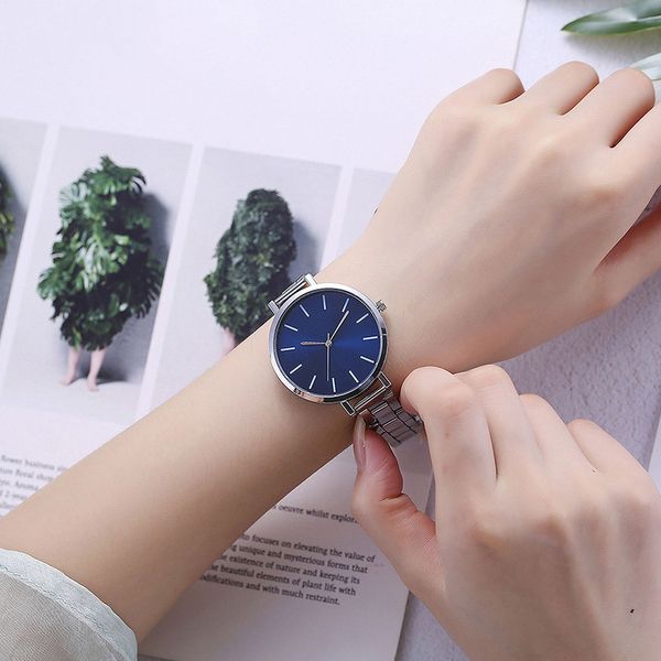 

exquisite quartz watch for women classic stainless steel dial with steel wrist band -mx8, Slivery;brown