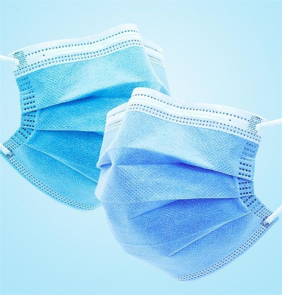 

dhl ship in stock face masks with jason mask elastic ear loop 3 ply breathable and comfortable for blocking dust air pollution g6bu