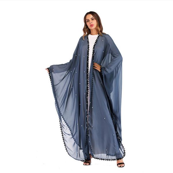 

muslim bat sleeve diamond abaya islamic cardigan kimono long robe gowns tunic vestidos ramadan turkish islamic abaya wq1167, Red