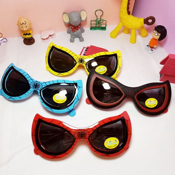 

children girls polarized sunglasses spider pattern brand design restoring ancient ways uv400 sun glasses lens properties eyewear, White;black