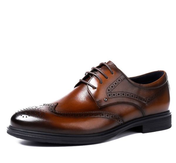 

sneakers men wedding dress party shoes casual shoes flat men oxford geunine leather shoes luxury design, Black