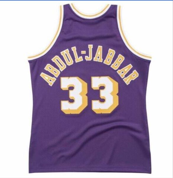 

custom men youth women vintage 1987-88 kareem abdul-jabbar college basketball jersey size s-6xl or custom any name or number jersey, Black