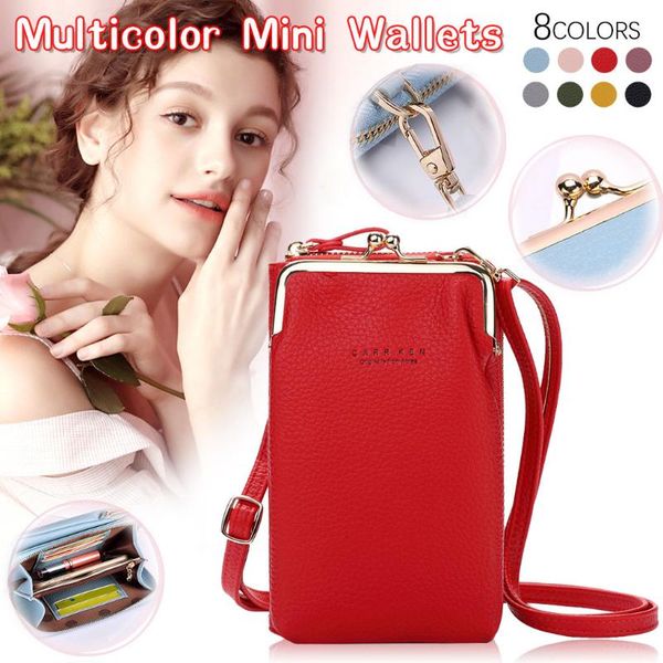 

women wallet large capacity mobile phone bag card slot adjustable shoulder strap shoulder bag women hand woman ladies bags#s