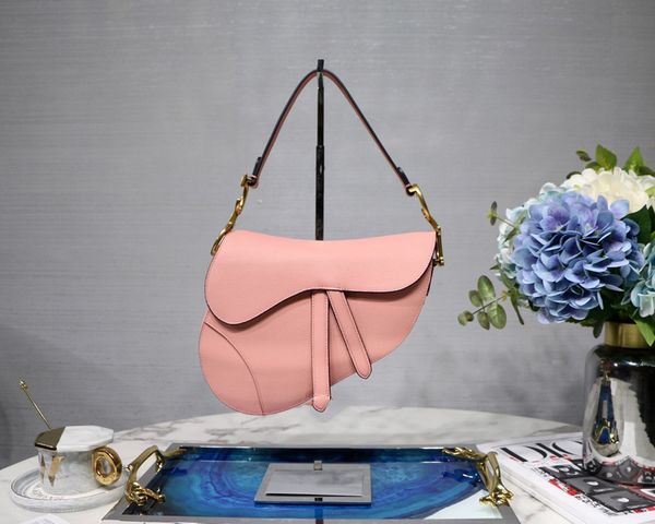 

new designer women handbag fashion letter shoulder bag genuine leather messenger clutch purse luxury saddle bag t07