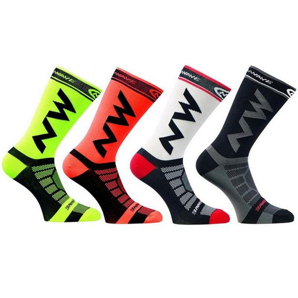 

men cycling socks summer hiking tennis ski man women bike bicycle anti slip socks riding basketball running cycling sport sock, Black