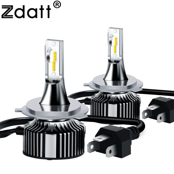 

zdah4 led headlights h7 h1 h11 h3 9012 running lights canbus decoding anti- bulbs 6000k 12v auto motorcycle lamps