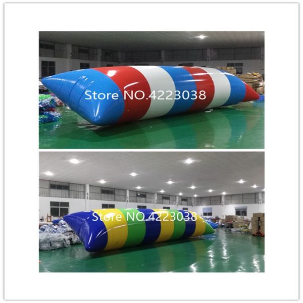 

6x3m inflatable water blob jump pillow water blob jumping bag inflatable water trampoline with a pump