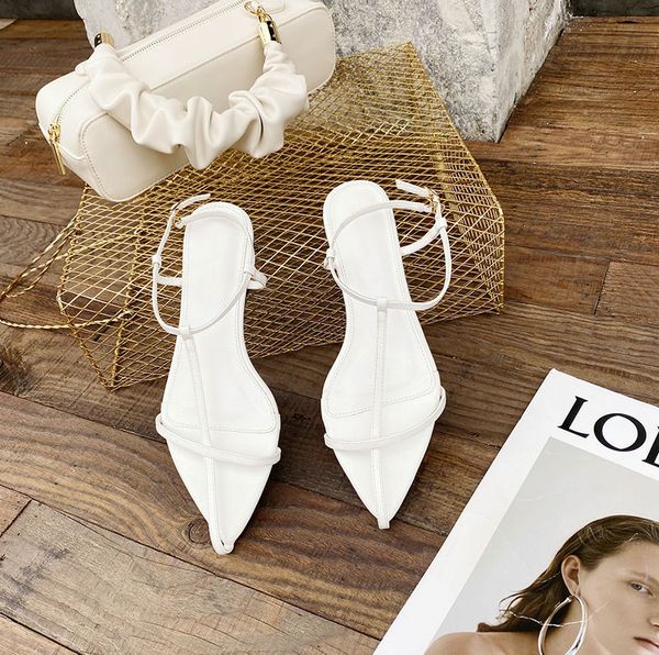 

women sandals new brand low thin heel dress shoes summer outdoor gladiator casual sandal narrow band zapatos mujer, Black