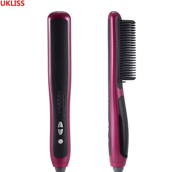 Electric Beard Comb Men Quick Beard Straightener Styler Comb